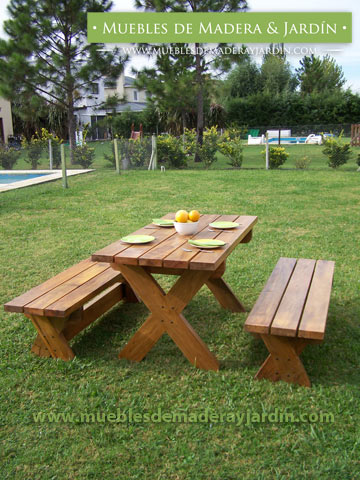 Mesas de madera rustica » el blog de muebles de madera y jardin .com