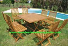 Mesa cuadrada para Ocho Personas