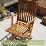 Sillas de teka con apoyabrazos