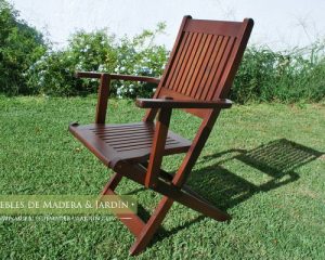 Sillas plegables de incienso con apoyabrazos