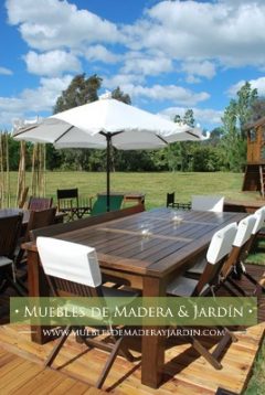 Sombrillas de madera