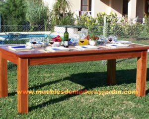 Mesas de cedro