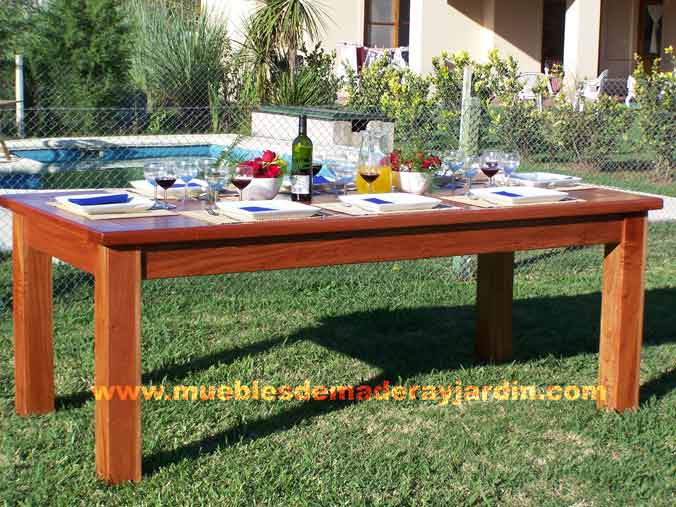 Juego de Mesa y Sillas para Patio - El Blog de Muebles de Madera y Jardin  .COM