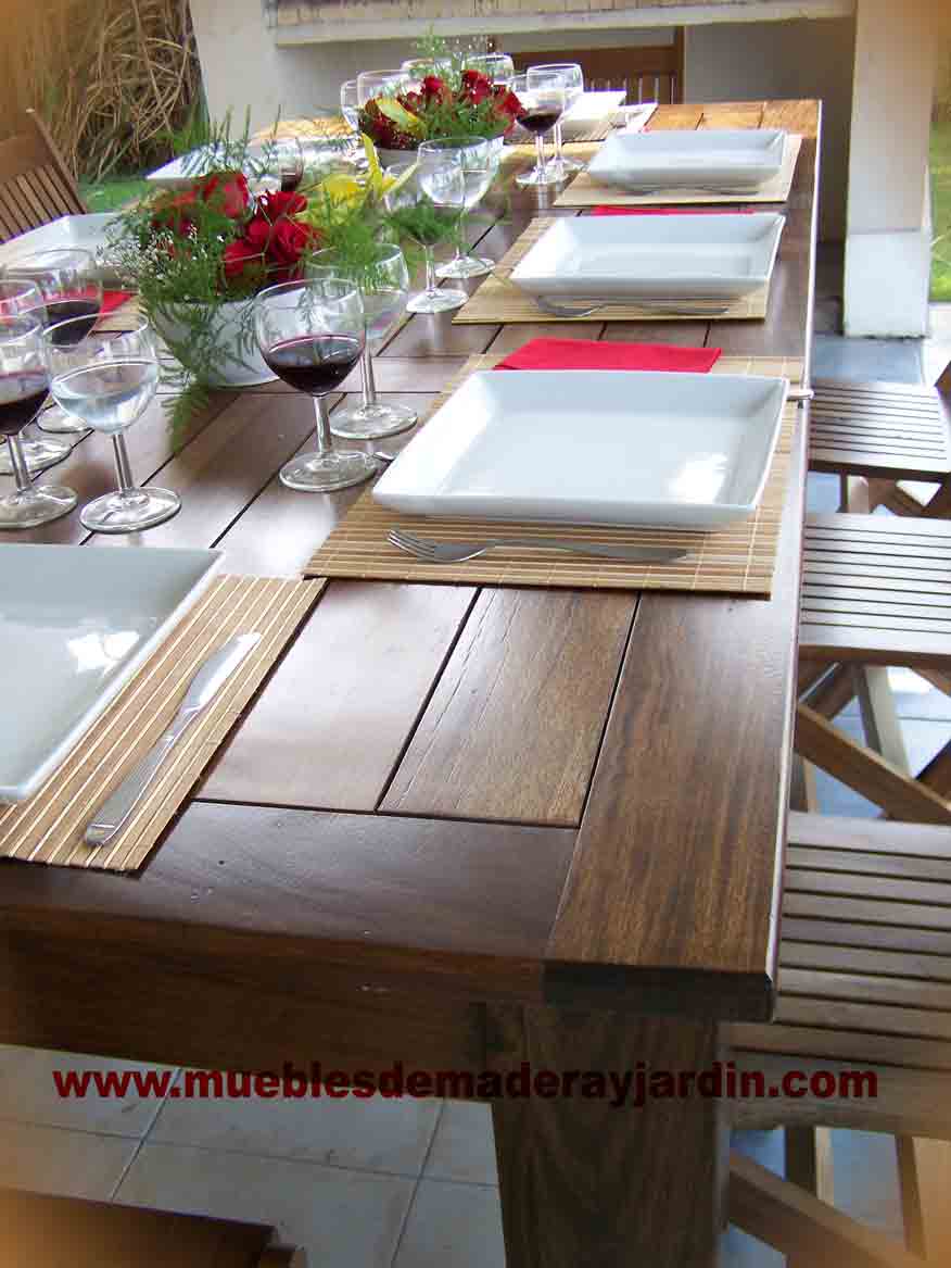 Madera para jardin exterior