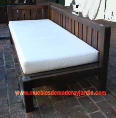 Sillones de madera para galería y jardín