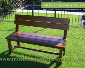 Banco de Madera para Jardin