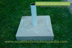 Base de Sombrillas para Jardin