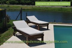 Camastro de Madera para Exterior