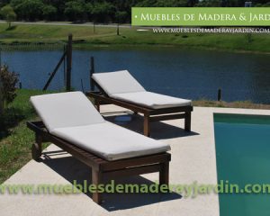 Camastro de Madera para Exterior