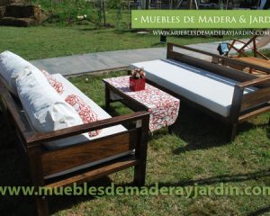 Juegos Livings de Madera para Exteriores