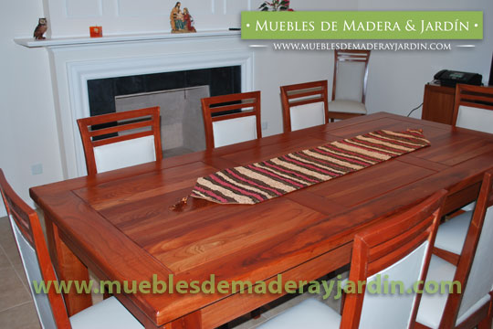 Mesas de Madera para Jardín - Muebles Macizos de Exterior