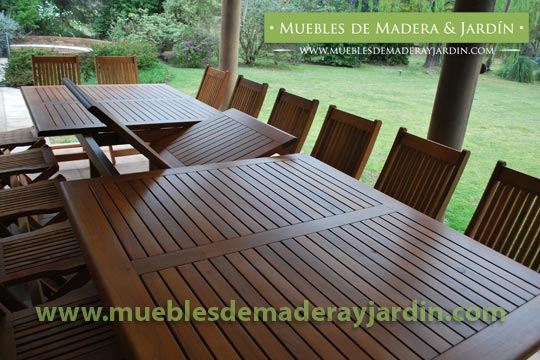 Mesa de Jardín Extensible hasta 3 Metros en Aluminio