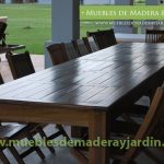 Mesa Maciza de Madera de Petiribi