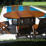 Mesa Ovalada para Jardin