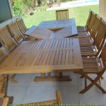 Mesa Rectangular Extensible para Exterior