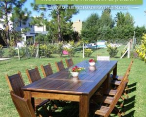 Mesa Rectangular de Madera Petiribi