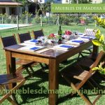 Mesa y Sillas para Exterior