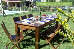 Mesa y Sillas para Exterior