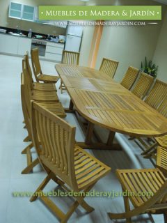 Mesas Ovaladas Extensibles de Madera