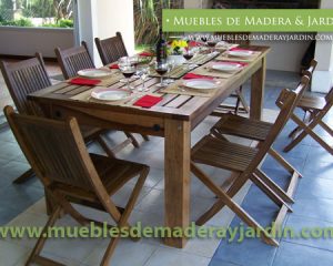 Mesas y Sillas de Madera