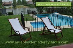 Reposeras de Madera para Exterior