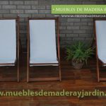 Reposeras playeras para paradores de playa