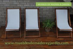 Reposeras playeras para paradores de playa