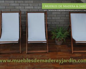 Reposeras playeras para paradores de playa