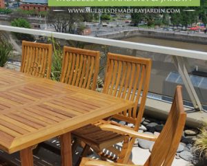 Sillas de Teka con Apoyabrazos para Cabecera