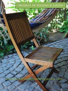 Silla Plegable en Madera