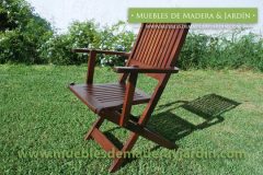 Silla de Jardin con Apoyabrazos
