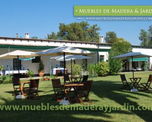 Sillas y Mesas Bar de Madera