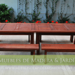 Decoracion de Jardines con Muebles de Madera