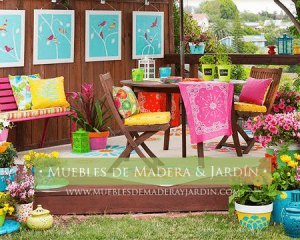 Decorar Jardines con Madera