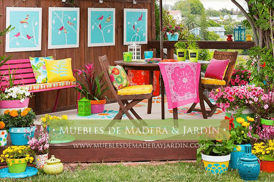decorar jardines con madera decorar jardines con madera