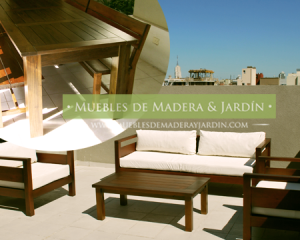 Decorar Terrazas con Muebles de Madera