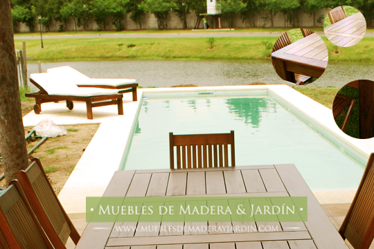 estilo jardin con muebles de madera estilo jardin con muebles de madera