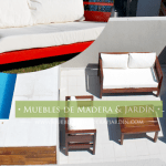 Juego de Living de Madera