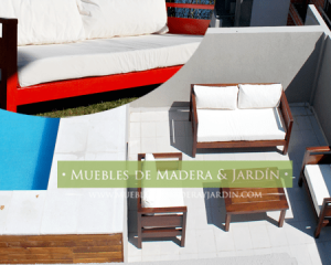 Juego de Living de Madera