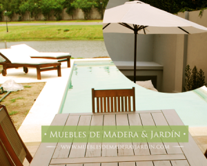 Muebles de Jardin en Madera