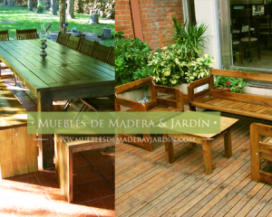 Muebles de Jardin Rusticos