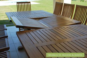 Juego de Mesa y Sillas para Patio - El Blog de Muebles de Madera y Jardin  .COM